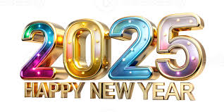 Happy New Year 2025 PNG