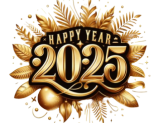 Happy New Year 2025 PNG